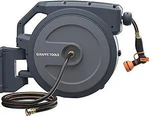 Giraffe Tools Aw40 Retractable Garden Hose Reel