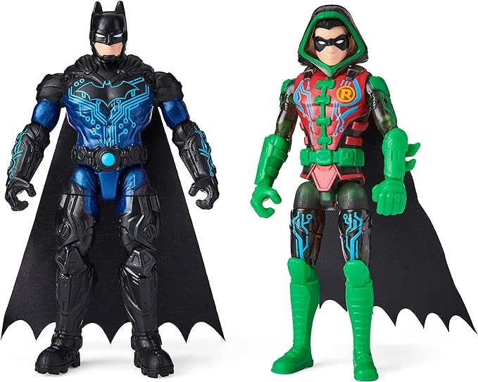 Dc Comics Batman 4 Inch Bat Tech Batman And Robin Action Figures